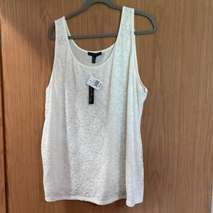 Lace Front Tank Top (NWT)